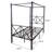 Nadene Canopy Bed, Platform Bed, Bed Frame with X Shaped Frame-1628869287-1728121519