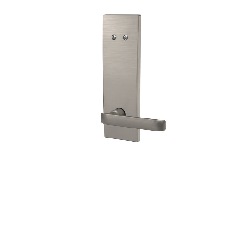 Ensemble d’entrée fictive rosette de levier intérieur inactif, Nickel satiné