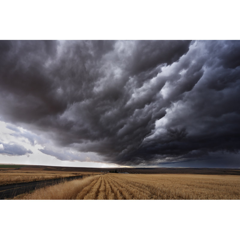 Tempête d'automne - reproduction sur toile tendue, H 8 po x l 12 po x P 1 po