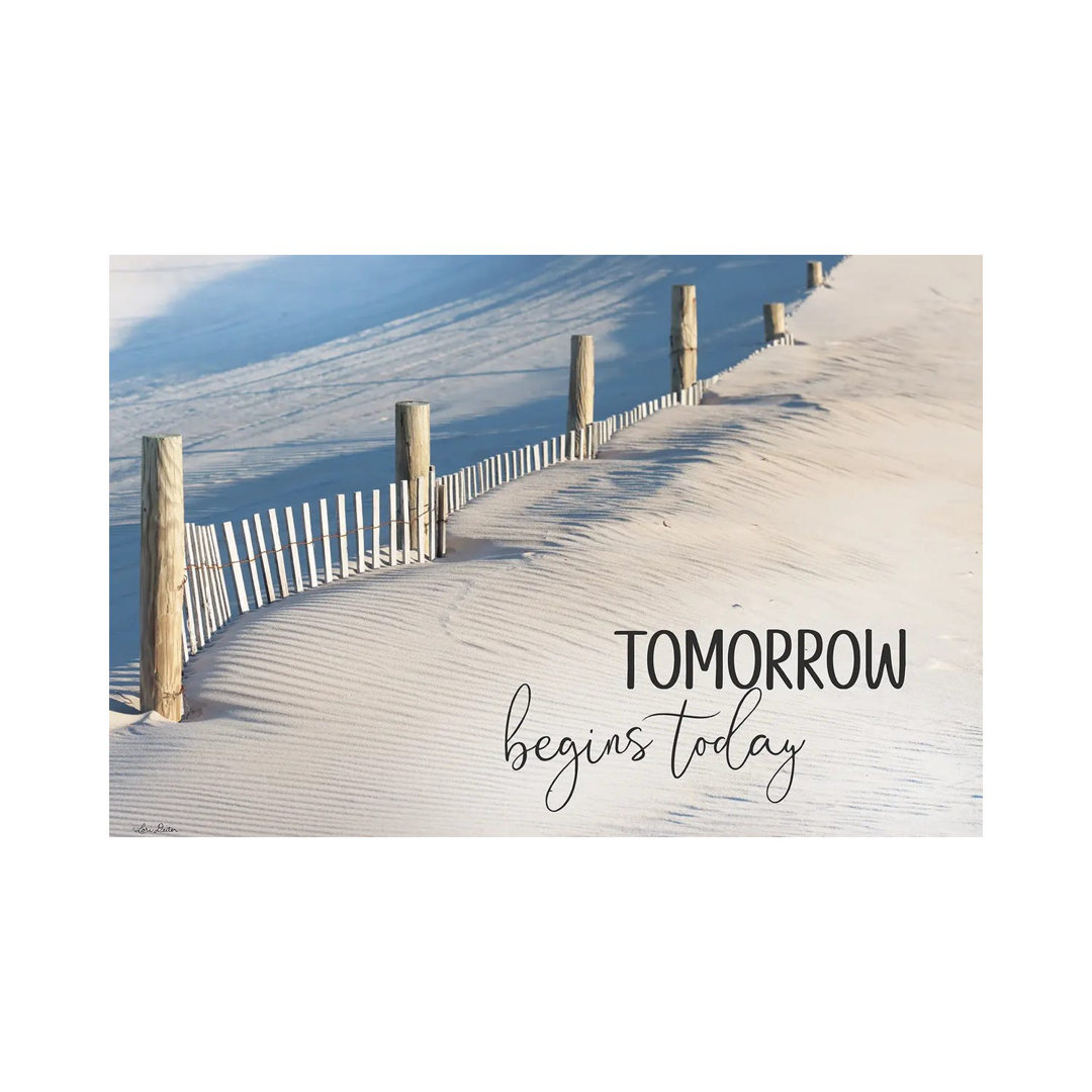 Tomorrow Begins Today by Lori Deiter - Wrapped Canvas Painting