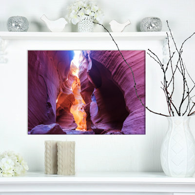 «Sandstone Layer in Antelope Canyon», reproduction de photo sur toile tendue