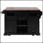 54.9 Inch Kitchen Island with Drop Leaf, Power Outlets, and Storage, for Modern and Rustic Kitchens-1948853435