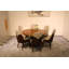 Vogue Lux Orange 61" Round Dining Set-1129307978-1114363437-1114363434