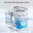 COWSAR 26 Lb. lb. Daily Production Bullet Ice Countertop Ice Maker,9 Ice Cubes Ready in 6 Mins,2 Ice Cube Sizes Available,Automatic Cleaning-88061394