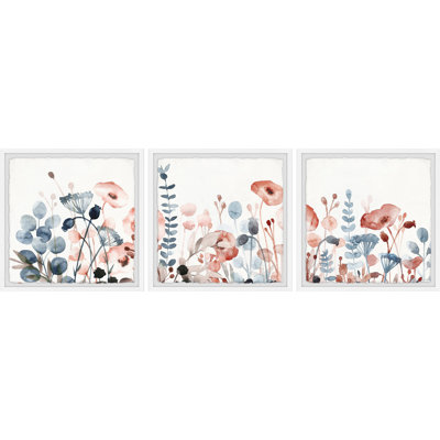 Joli coquelicot triptyque