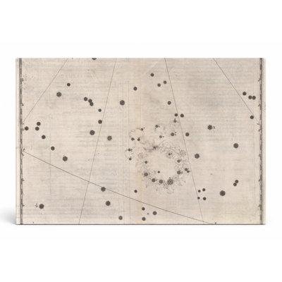 Corona Borealis (Uranometria, 1603) — Landscape Canvas Wall Art