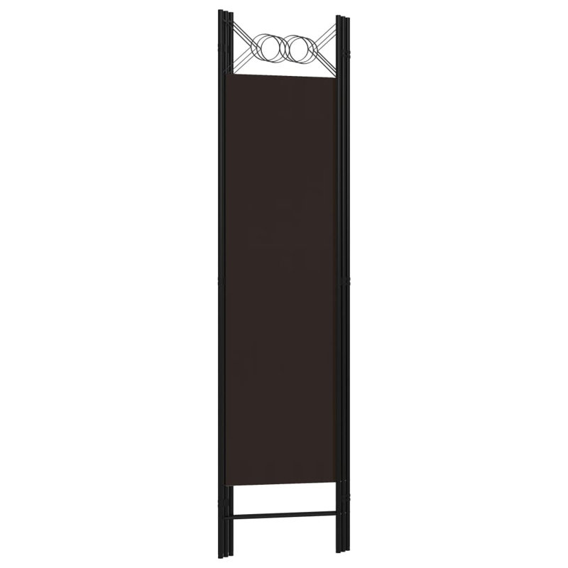 Tati 457.2cm H Folding Room Divider, Brown, 3