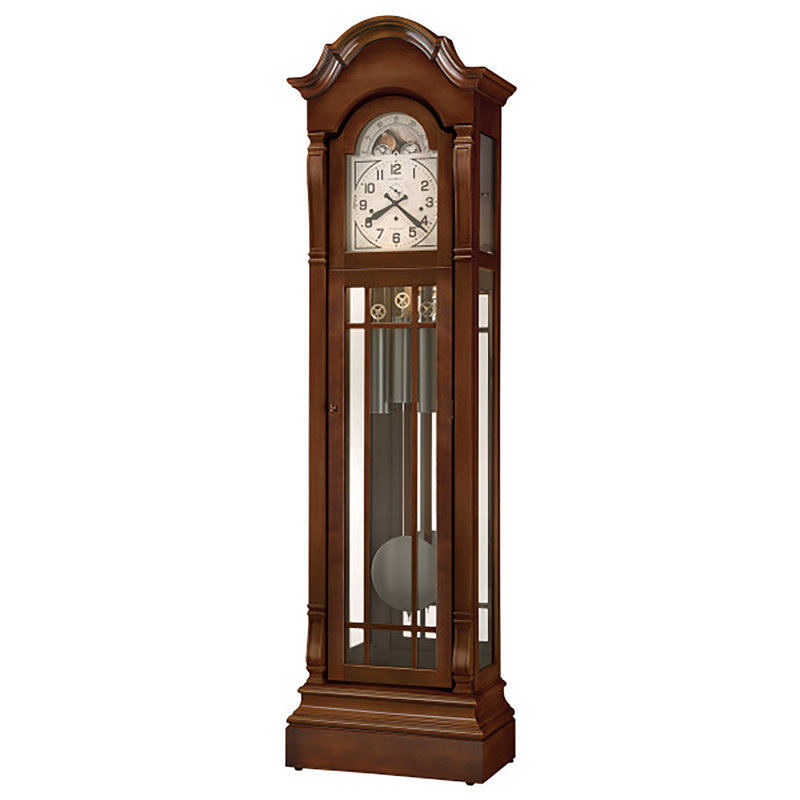 Cherry Bordeaux Traditional Grandfather Floor Clock