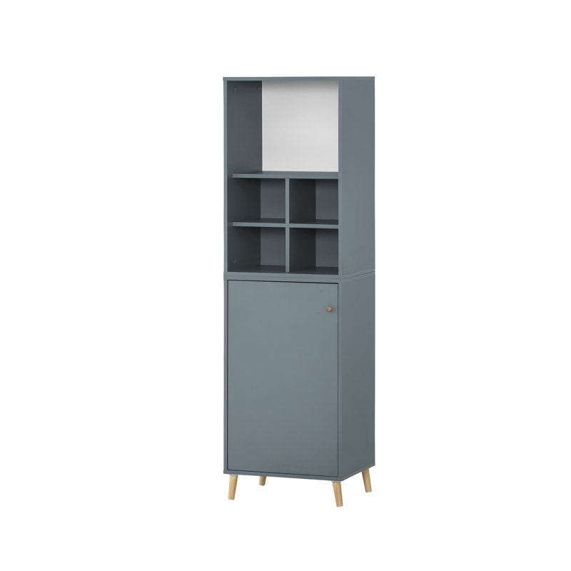 Barnabas Filing Cabinet, Shelf, and Shelf Cross 3-Piece Set, Blue