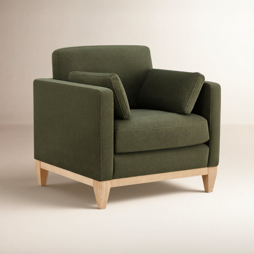 Aster Pine Accent Chair