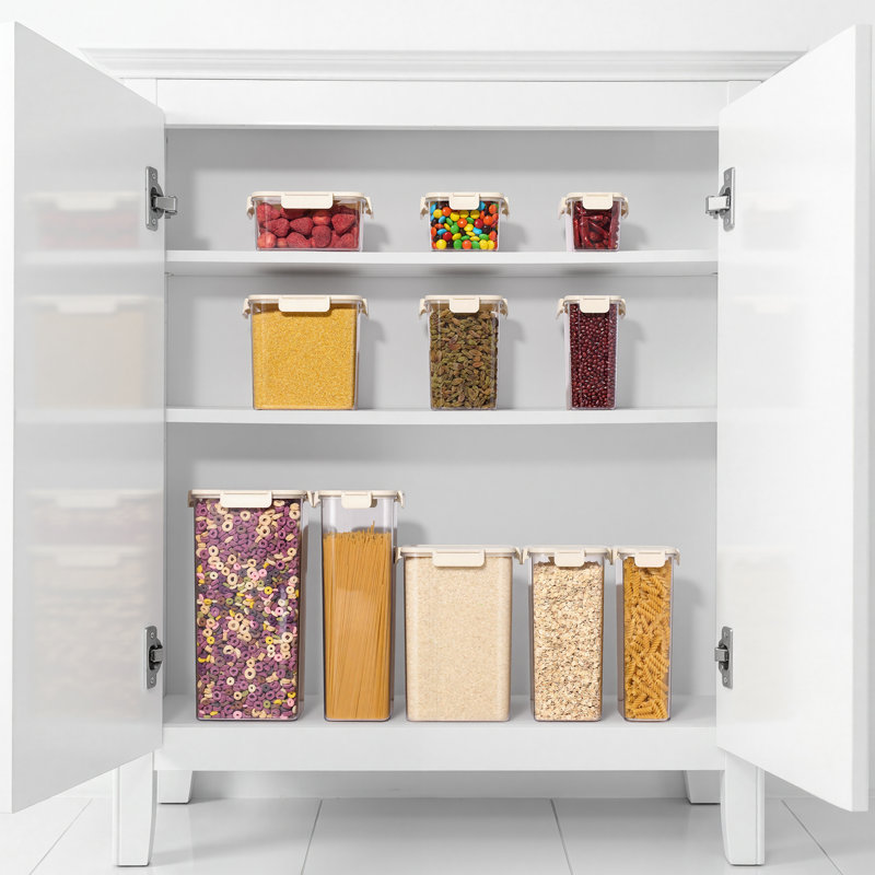 Contenant alimentaire transparent en plastique Sorbus Airtight, Très grand rectangle