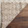 Sanders Hand Woven Wool/Cotton Floral Rug in Gray/Ivory
