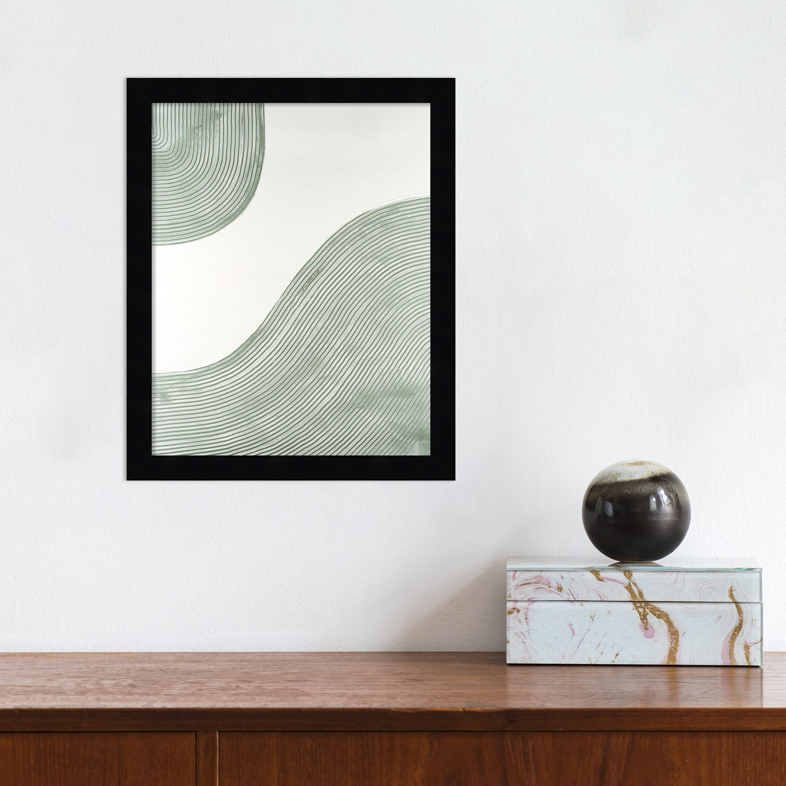 Get Going by Vanna Lam, 13" H x 11" W x 1" D, Black