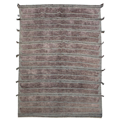 Wool Striped Area Rug