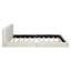Grand lit plateforme tapissier en velours-831902511