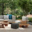 Hudson 63" Outdoor Coffee Table Natural
