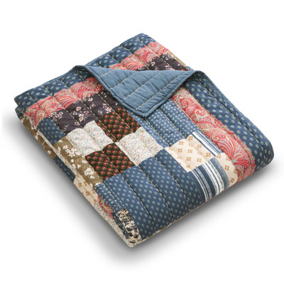 Shiloh Patchwork Print Quilted Throw