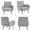 Chittum Modern Upholstered Accent Chair Armchair Fabric Reading Living Room Side Chair Rew-1567155688