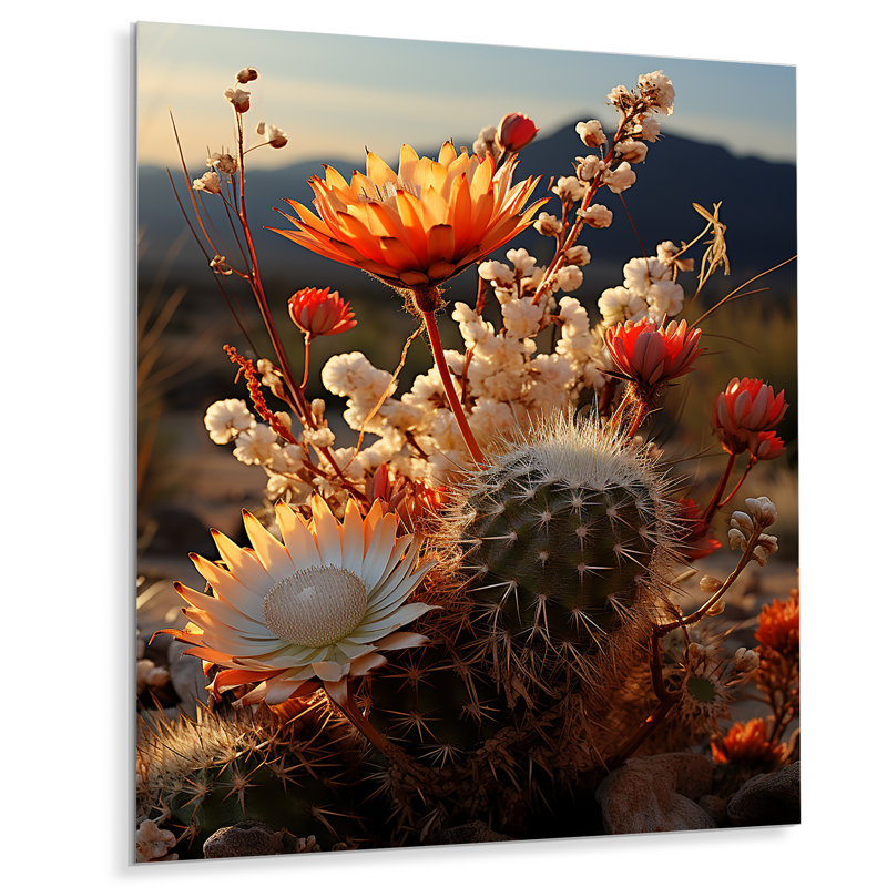 " Desert Euphoria Cactus II ", 20" H x 12" W