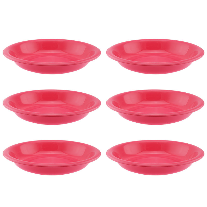Assiette plate incassable 8 po Ardiana, Rose