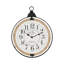 Horloge murale surdimensionnée avec cadre supérieur