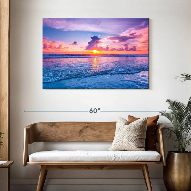 Coucher de soleil Gillard Seminyak, H 30 po x l 45 po
