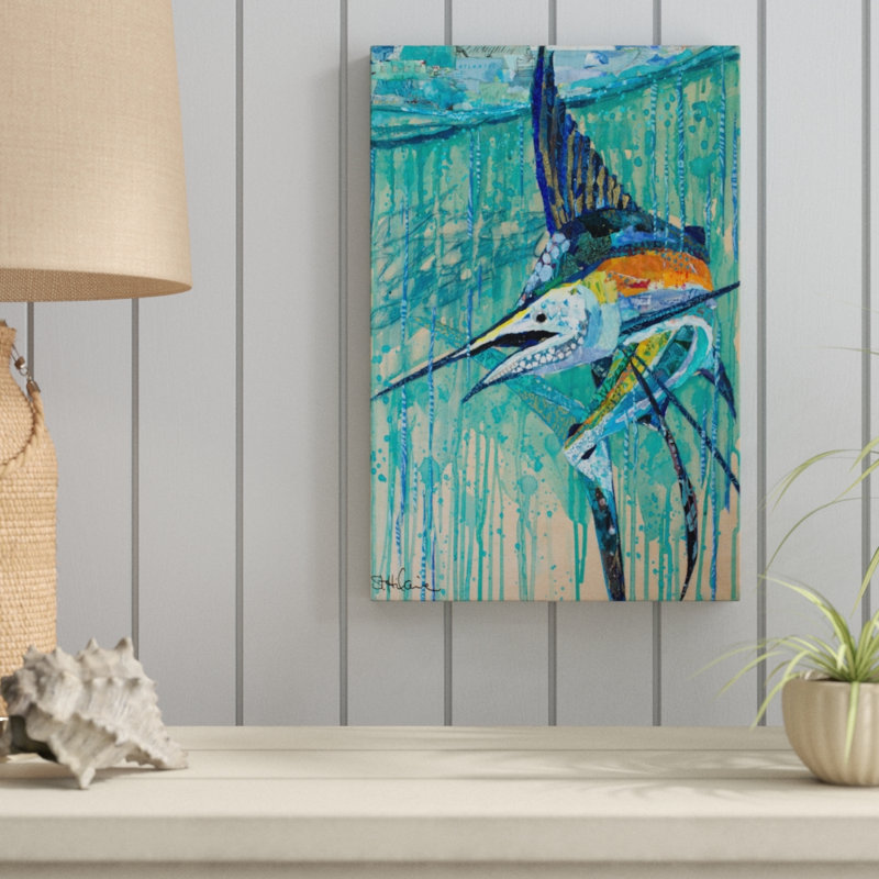 Elizabeth St. Hilaire - Wrapped Canvas Painting, 45cm H x 30cm W x 3.81cm D
