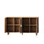 Coffre décoratif fonctionnel de 62,26 po - Spacieux, pour chambre à coucher / salon / bureau, rangement de panneau de particules élégant facile à installer avec construction, grande capacité, chambre à coucher, salon, bureau, installation-283848298-283848303