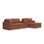 Canapé modulaire 4 pièces avec méridienne et console de rangement Chobanyan-1631325313-1631325327