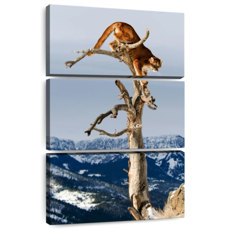 Tree Cougar, 32" H x 20" W