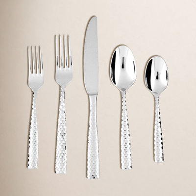 Fortessa Lucca Stainless Steel Flatware Set, Service for 4