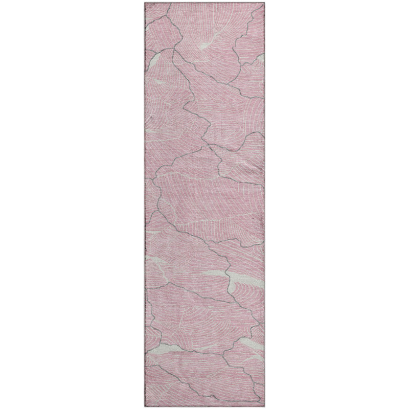 Premium Machine Washable Cossette AMF1048 Lines Rug, Runner 2'3" x 7'6"
