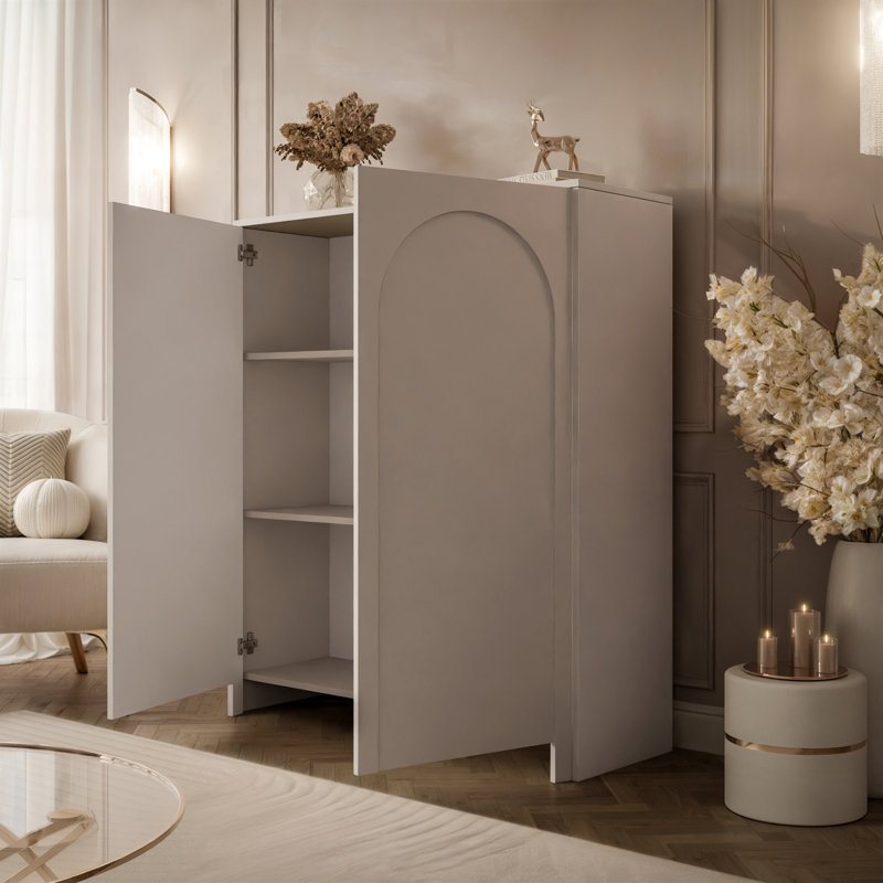 ARIADNA Highboard Accent Chest, Cashmere