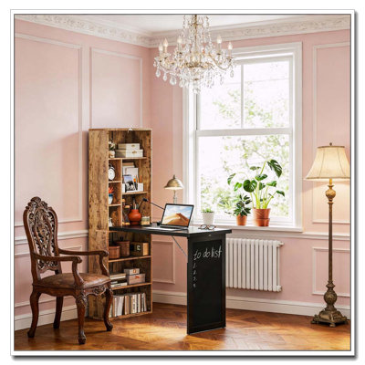 Bureau convertible pliable avec tableau noir