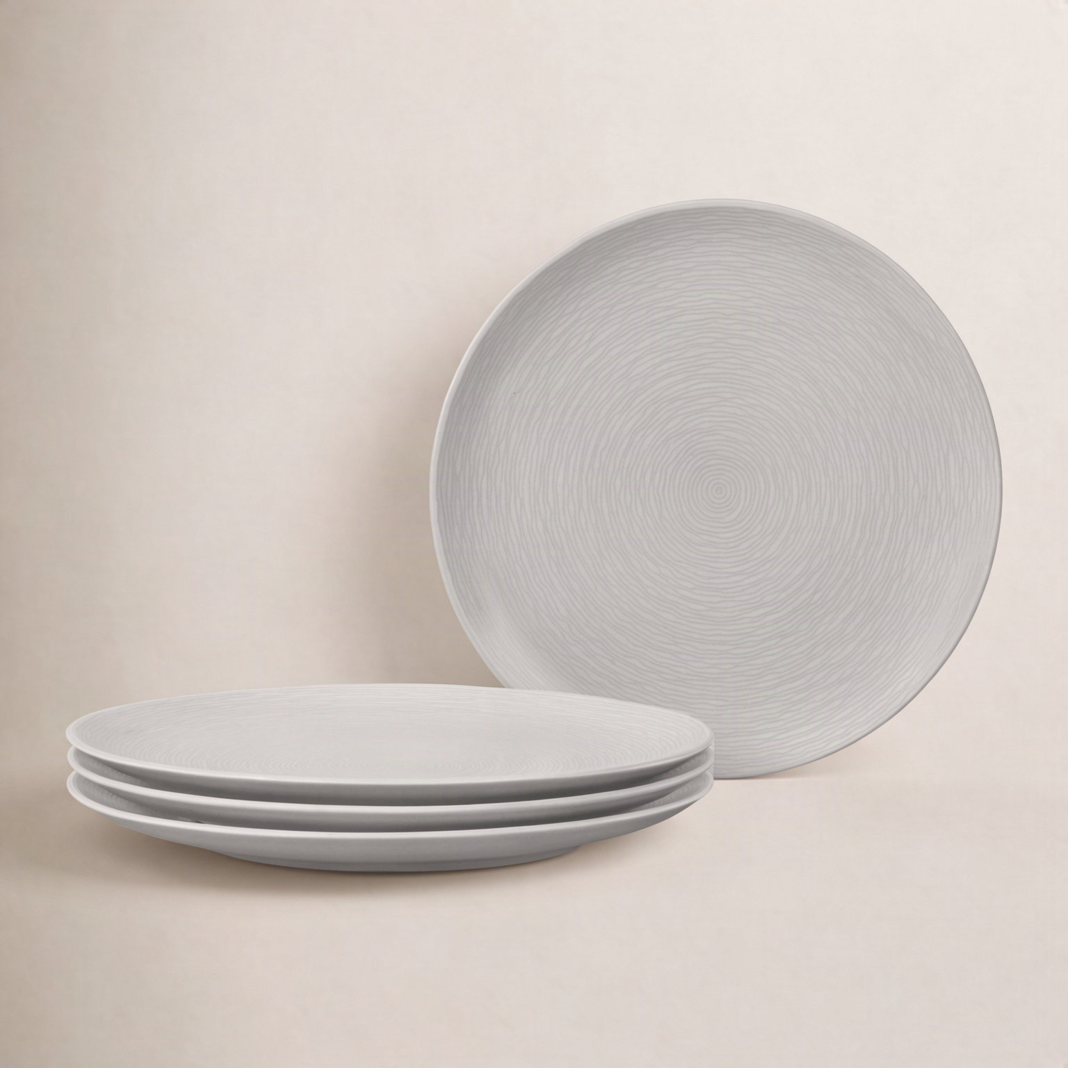 Colorscapes Swirl 11" Dinner Plate, Gray