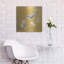  «Nuthatch On Gold» par Danhui Nai, art mural en métal-1749824937