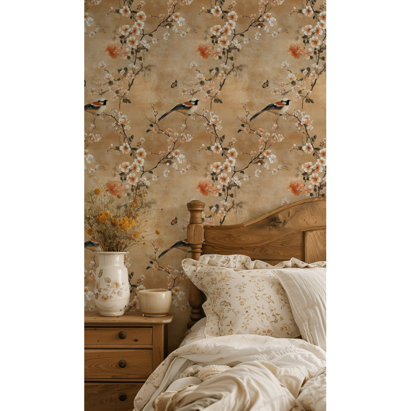 Papier peint nature oiseau