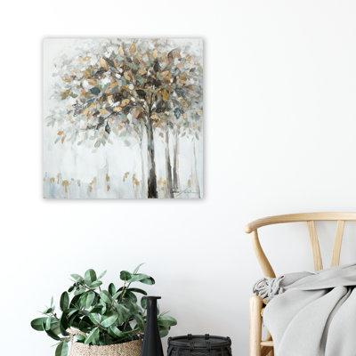 Gleaming Gold Tree - Reproduction d'art sur toile tendue