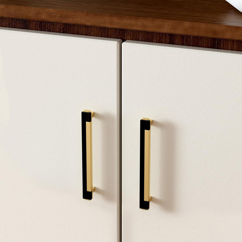 25 Pack Cabinet Pulls Hole Centre, Square Drawer Handles, Kitchen Cabinet Hardware For Cupboard, Wardrobe, Locker
