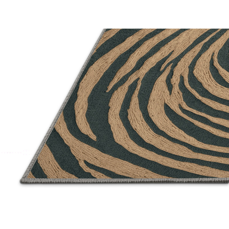 Machine Washable Nature Gray Area Rug