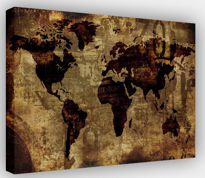 East Urban Home Wrapped Canvas Graphic Art | Wayfair.co.uk