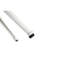 Mobilier de patio extérieur en aluminium coulé 3 pièces - antirouille 2 chaises et 1 table en blanc de conception classique pour le jardin, assemblage simple requis à l'extérieur, conception de cour arrière