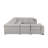 Luxurious 8-Piece U-Sectional In Genuine Leather With 2 Power Recliners With Power Headrests-116643177