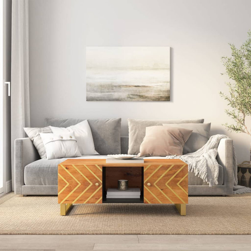 Four Leg Coffee Table with Storage