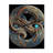 Abstract Infinity Lemniscate In Retro Colours - Modern Geometric Wall Clock Oversized-99634005