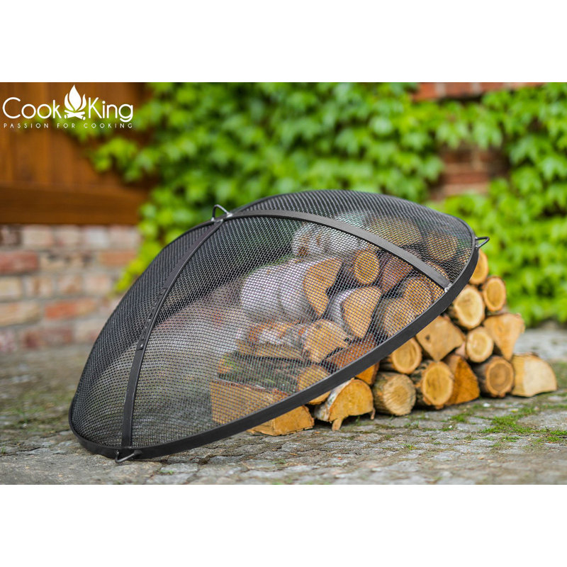 Steel Fire Pit, 79" H x 79" W x 79" D