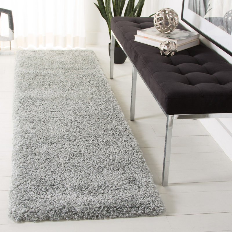 Tapis à poils longs Chiles Royal, Tapis de couloir 2 pi 2 po x 8 pi