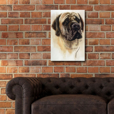 Mastiff par Barbara Keith - peinture sans cadre