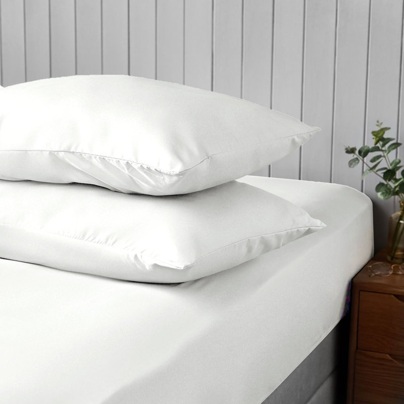 Marysue Microfiber Pillowcase, White