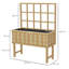 Wood Raised Garden Bed